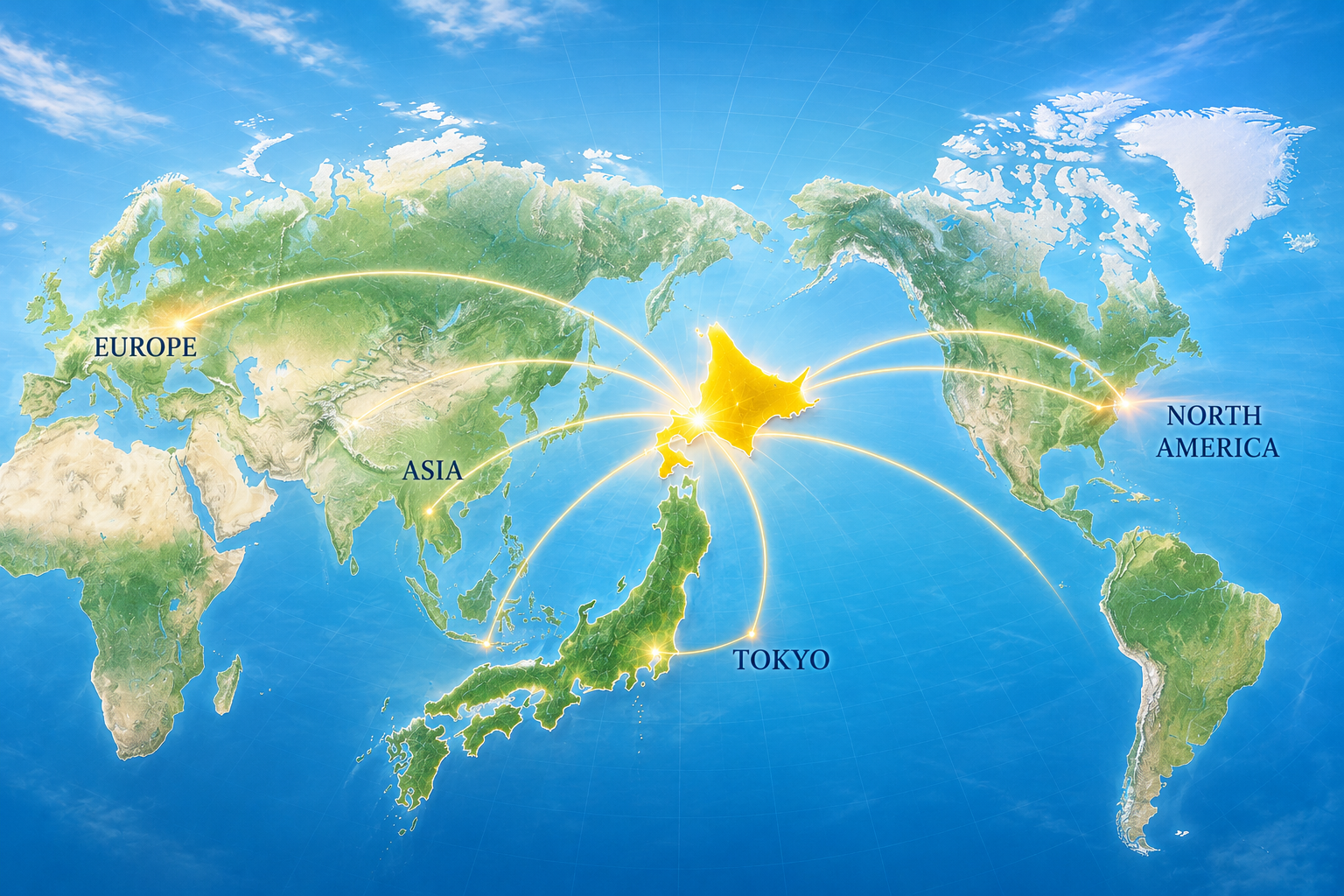北海道と世界をつなぐ、新たな扉が開く。
